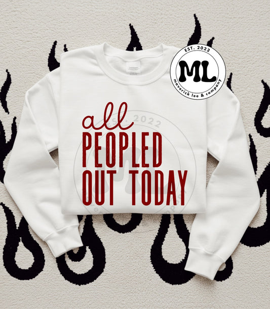 All peopled out today