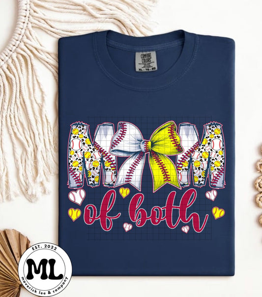 Mom of both - softball / baseball