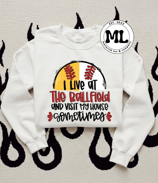 At the ball field - softball / baseball