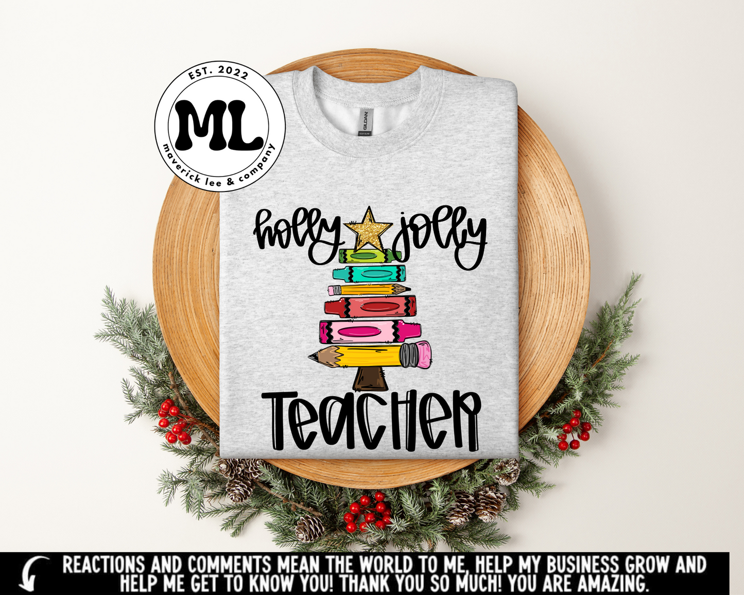 Holly Jolly teacher