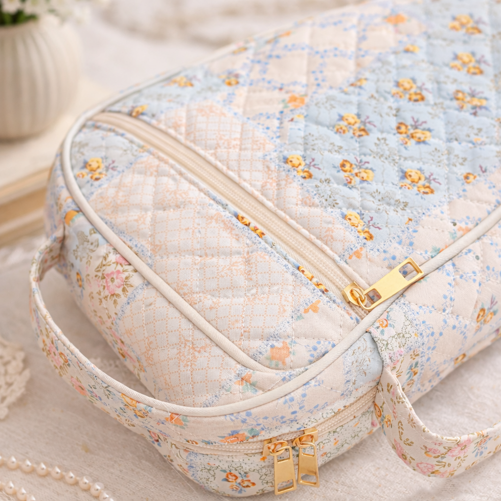 Floral Quilted Bible Case - Christian Bible Case - Womens Bible Cover - Quilt Bible Cover - Floral Bible Cover - Christian Gift