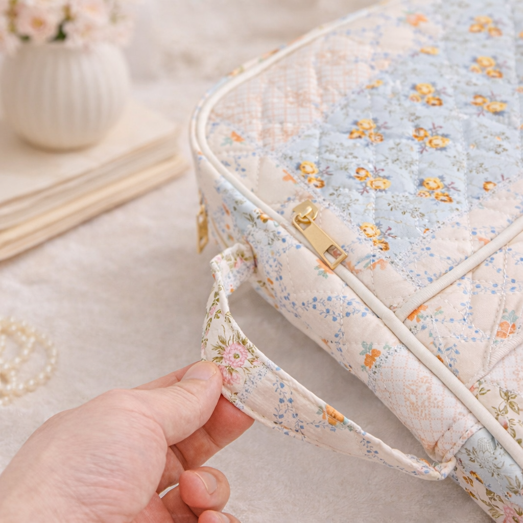 Floral Quilted Bible Case - Christian Bible Case - Womens Bible Cover - Quilt Bible Cover - Floral Bible Cover - Christian Gift