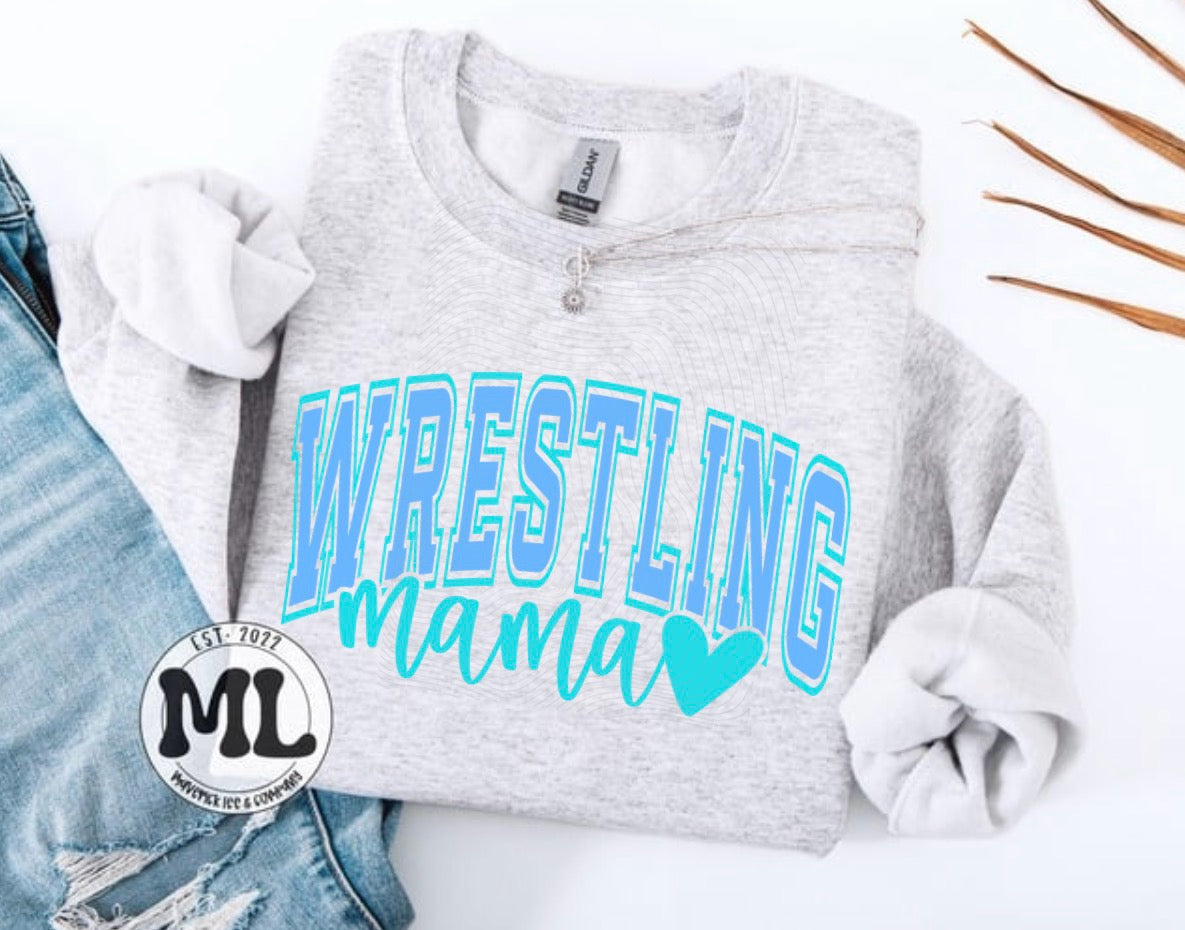 Wrestling mama blue