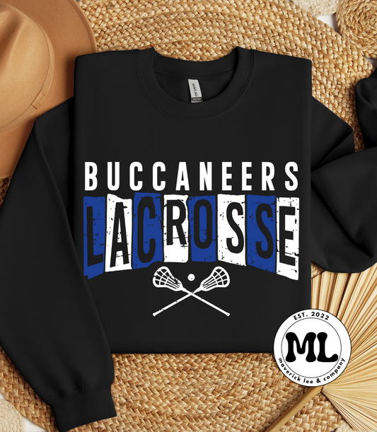 Buccaneers lacrosse – distressed