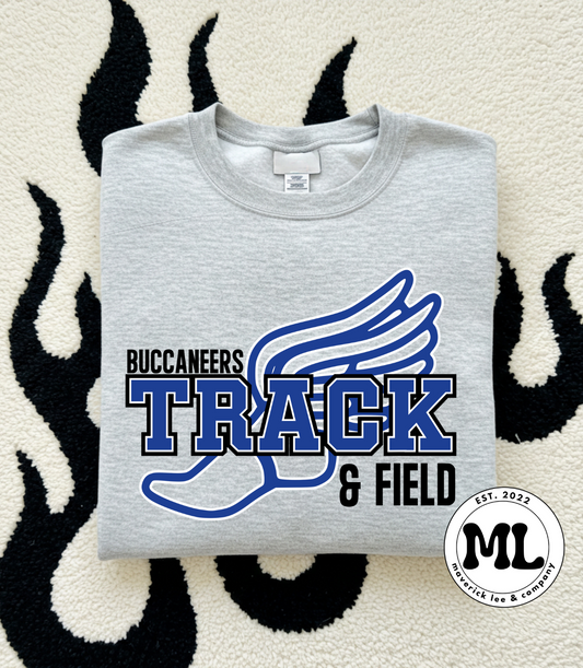 Buccaneers track and field - shoe