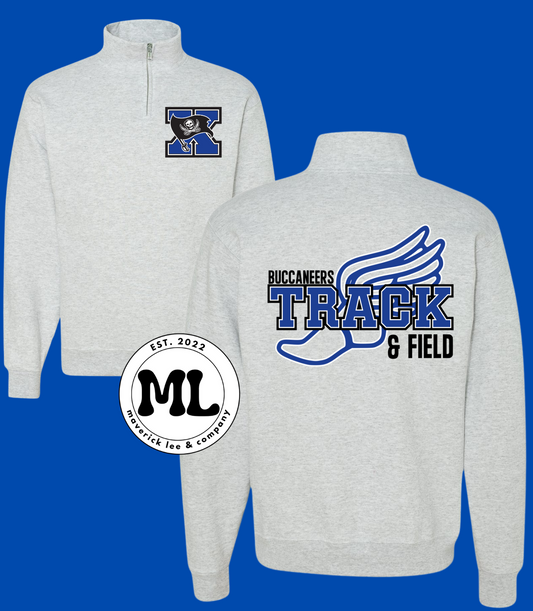 Buccaneers track and field – pocket front and full back