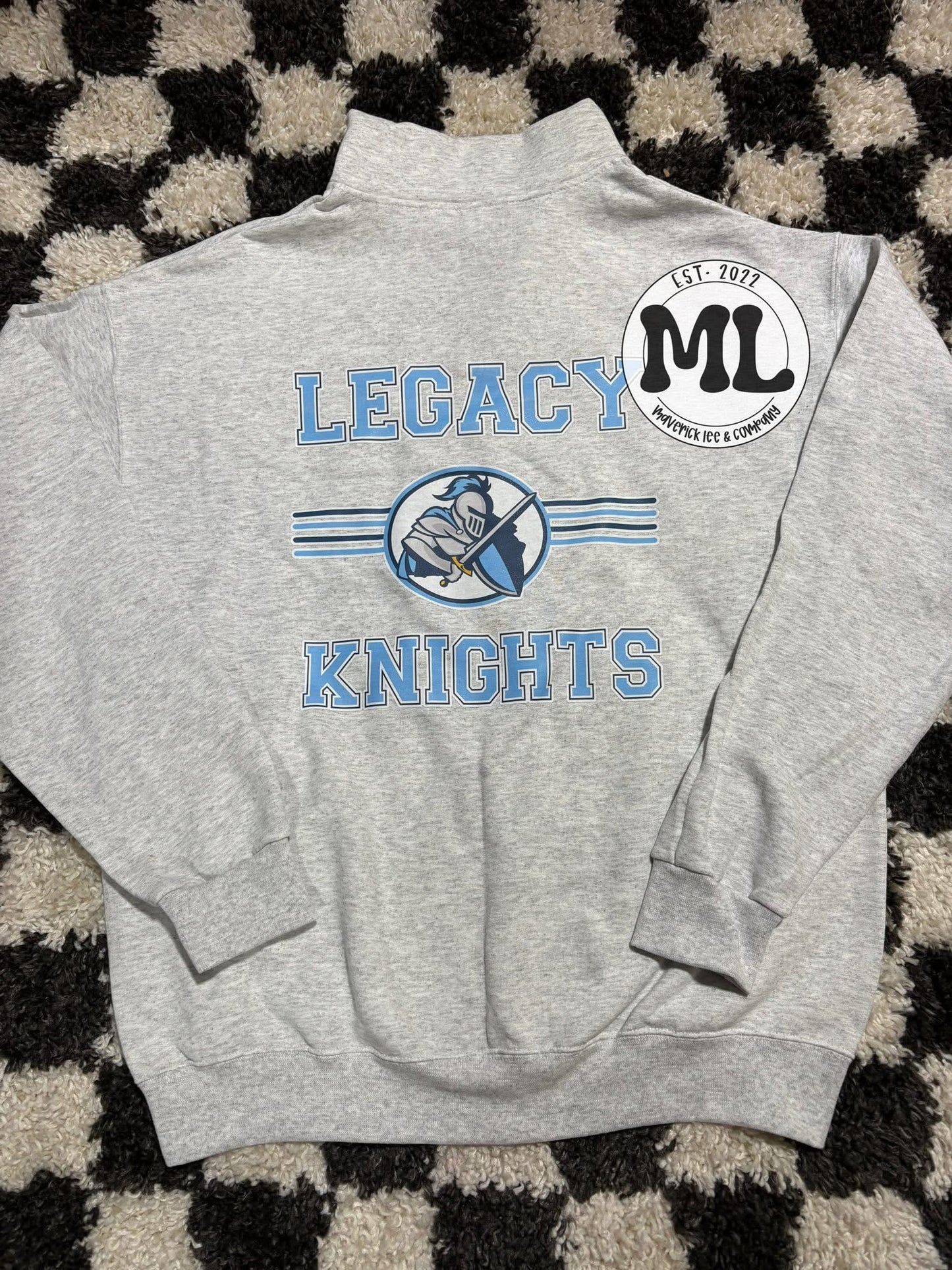 Large In stock quarter zip