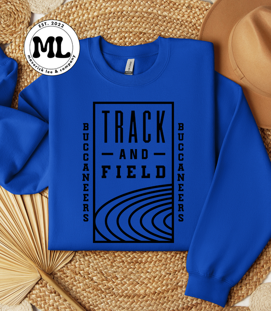 Buccaneers track and field – black