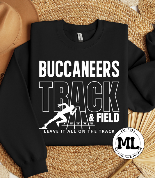 Buccaneers track and field – white