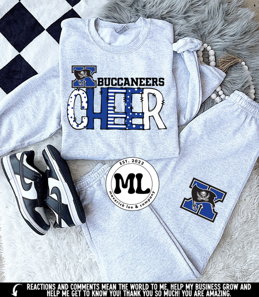 Xenia cheer ash jogger set
