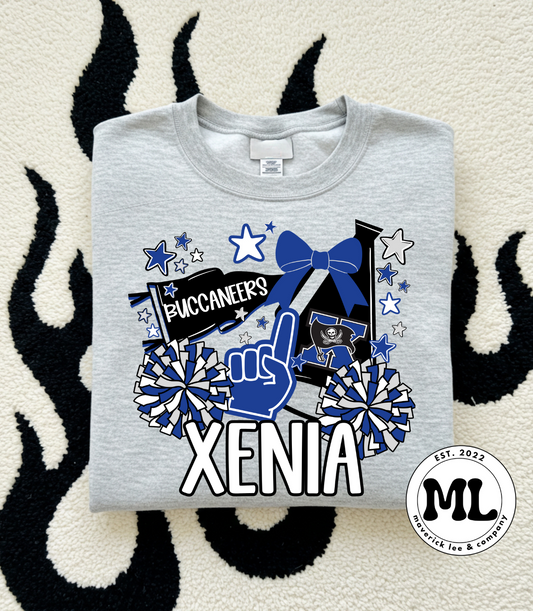 Xenia buccaneers cheer - spirit