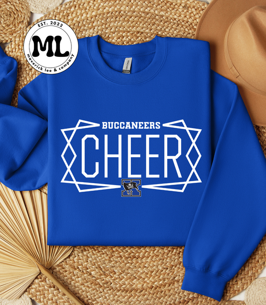 Buccaneers cheer – artistic lines