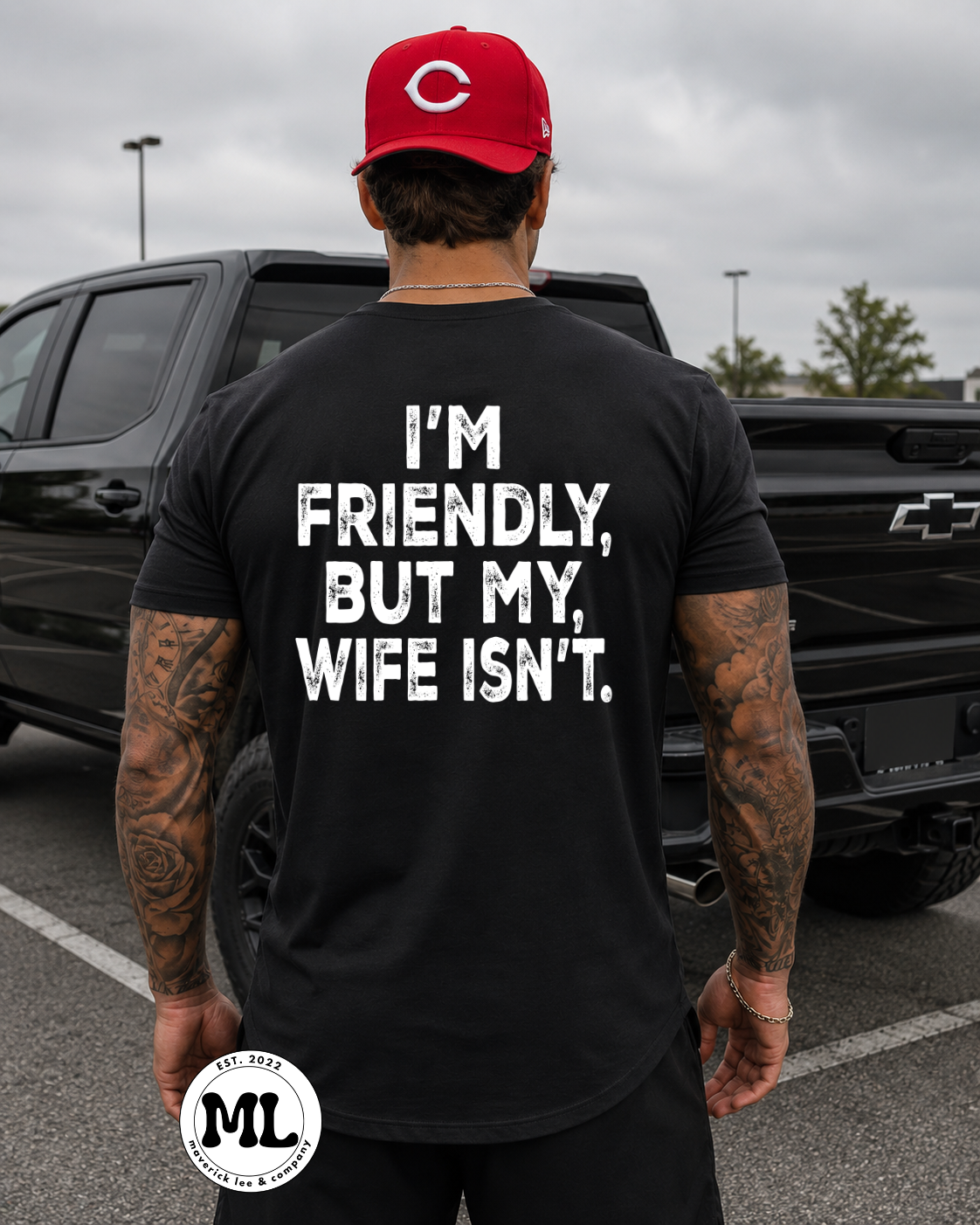 I’m friendly, but my wife isn’t - white