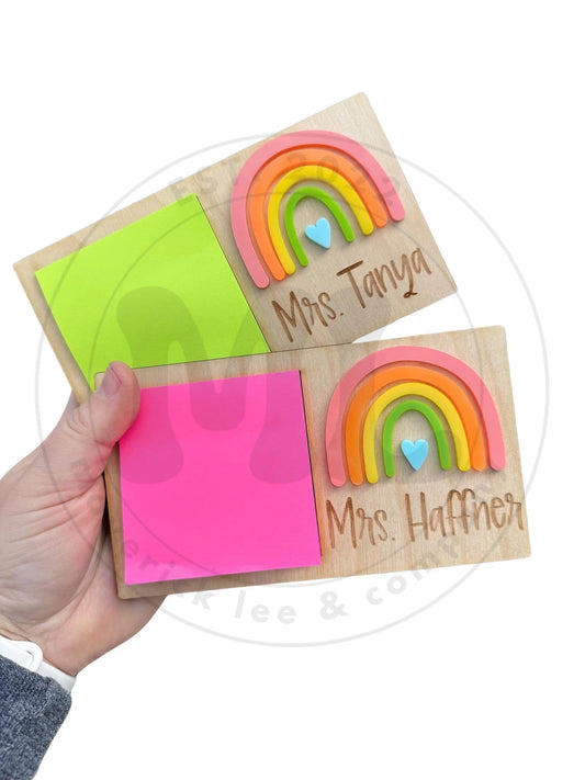 Name post it holders