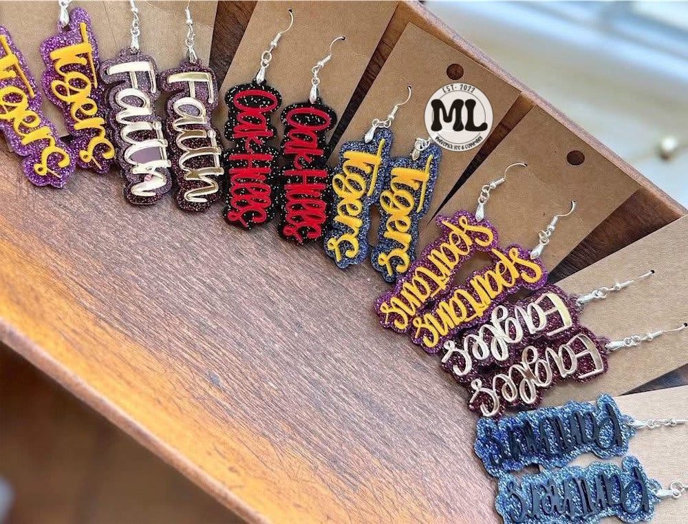 Custom earrings