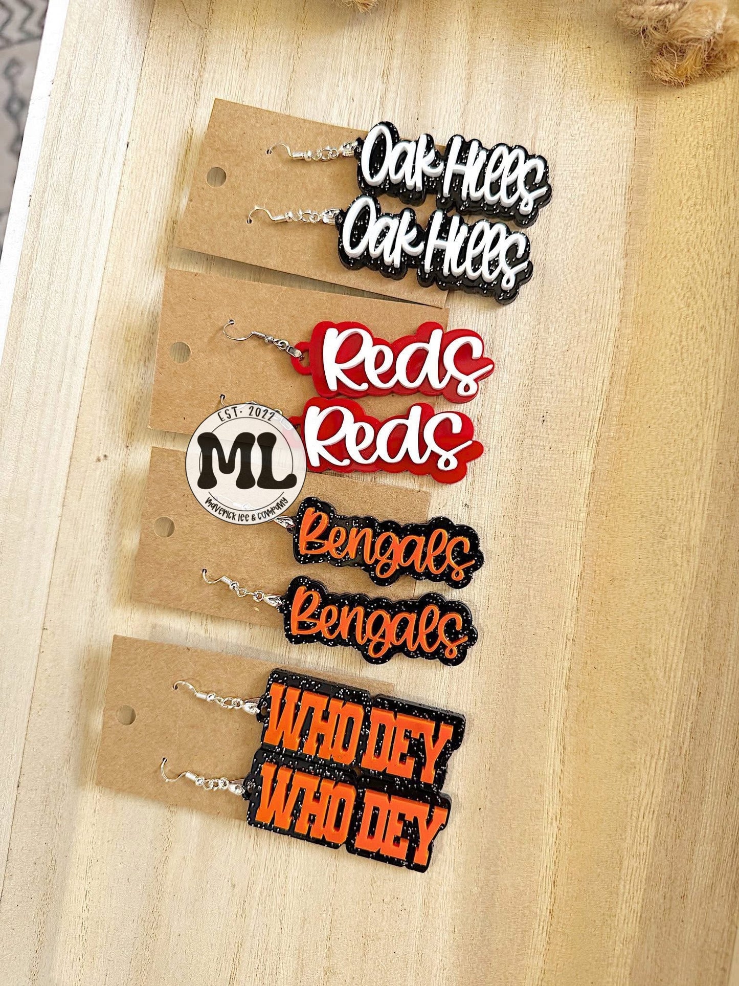 Custom earrings