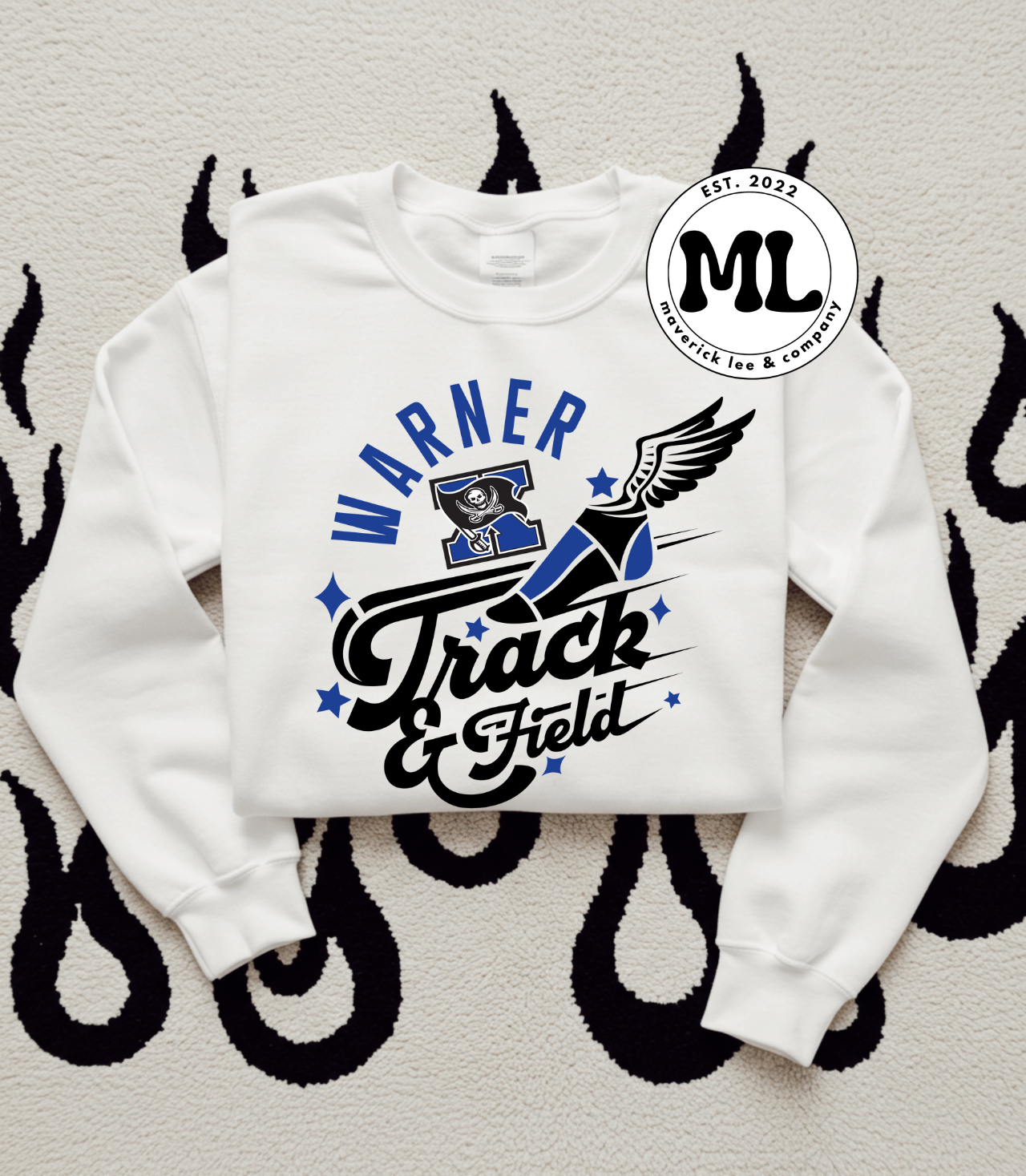 Warner track and field retro