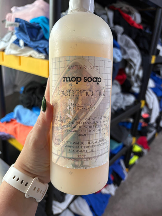 Banana nut bread mop soap in stock ￼
