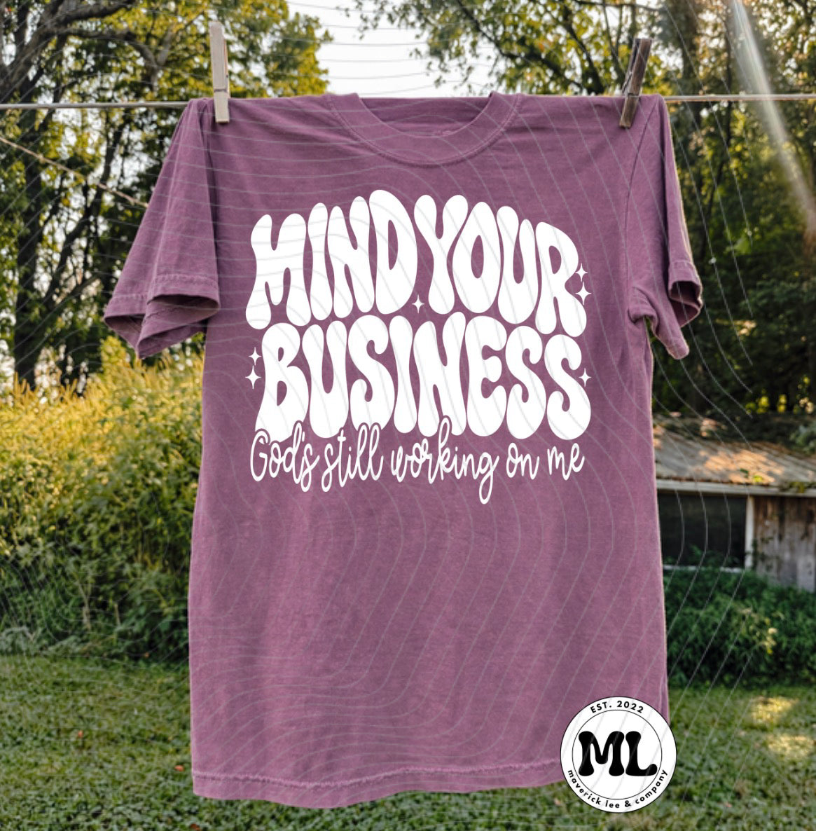 Mind your business - white