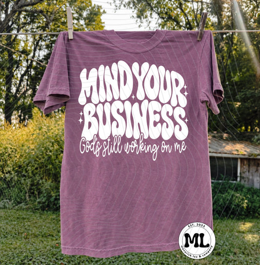 Mind your business - white