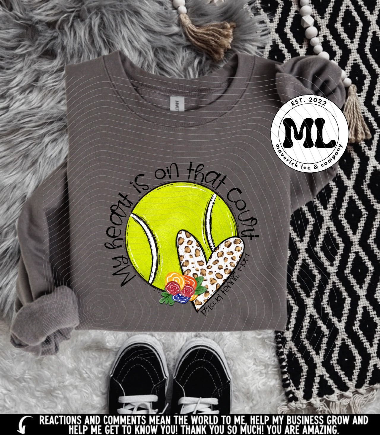 My heart is on that court tennis