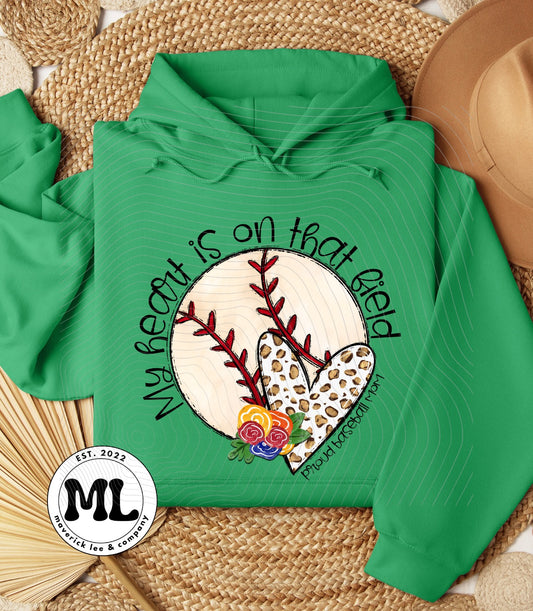 My heart is on that field baseball