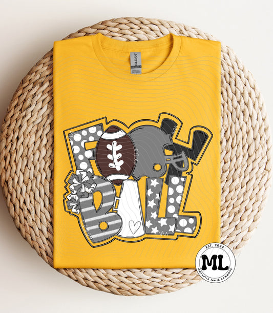 Grey football stars