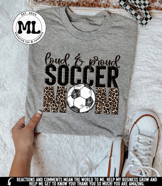 Loud and proud soccer mom cheetah