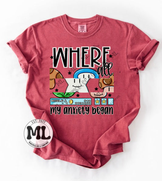 Where all my anxiety began