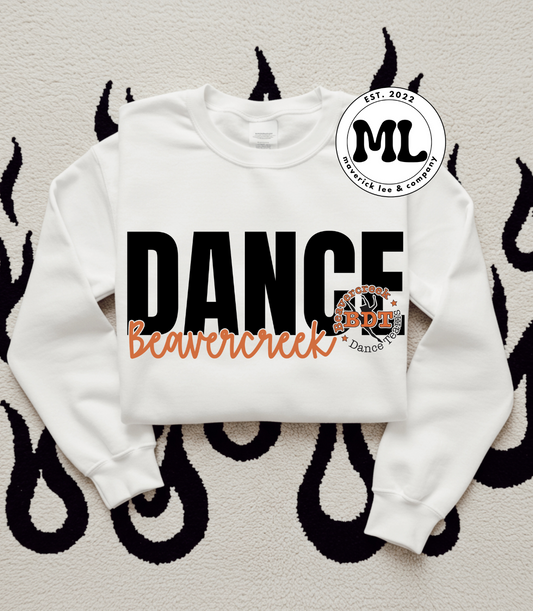 Beavercreek dance team - bold plus script