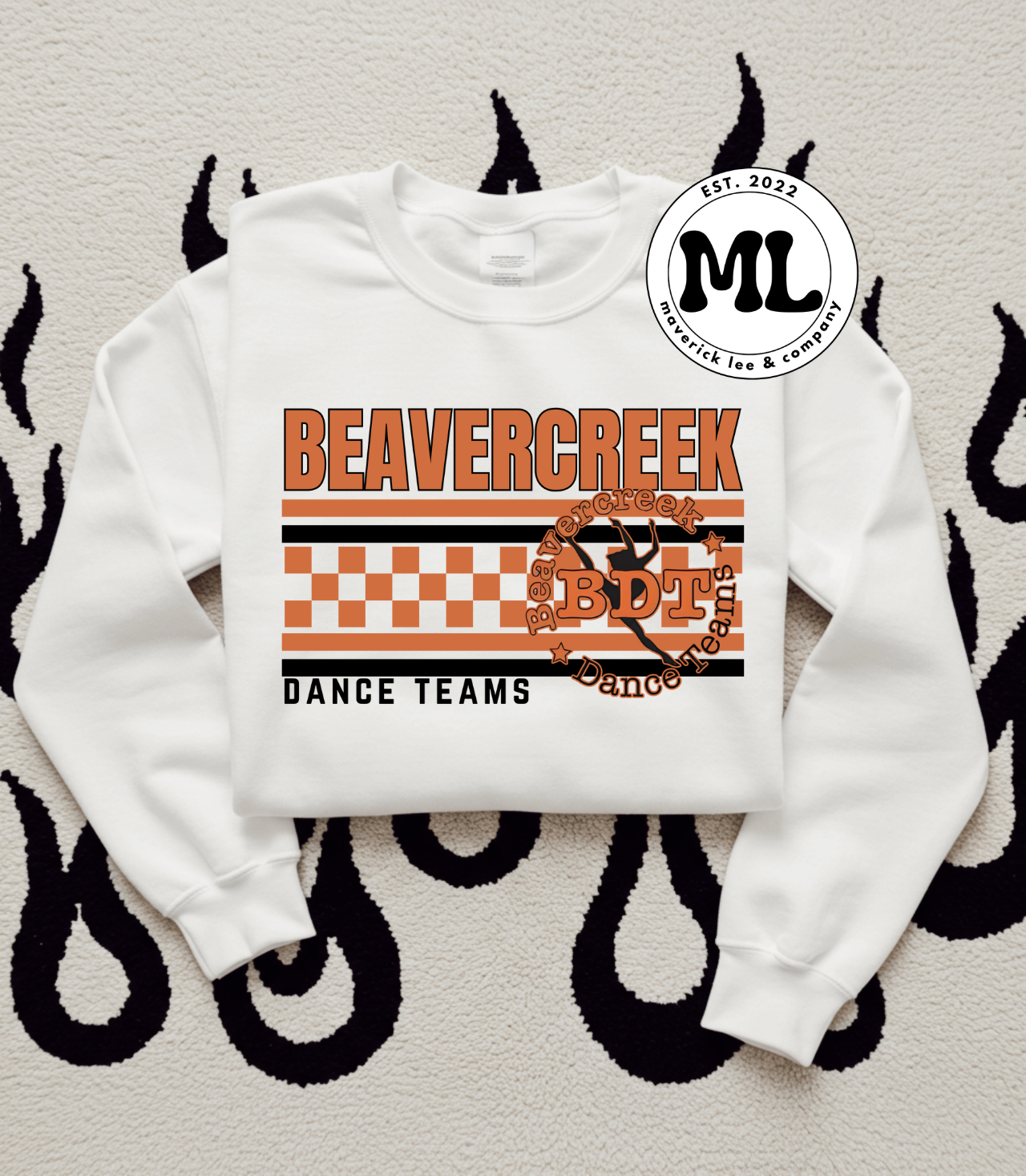 Beavercreek dance team - checkered