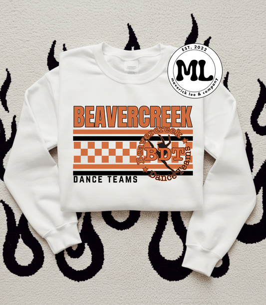Beavercreek dance team - checkered
