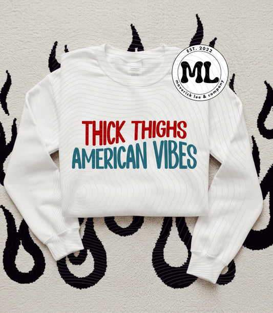Thick thighs American vibes