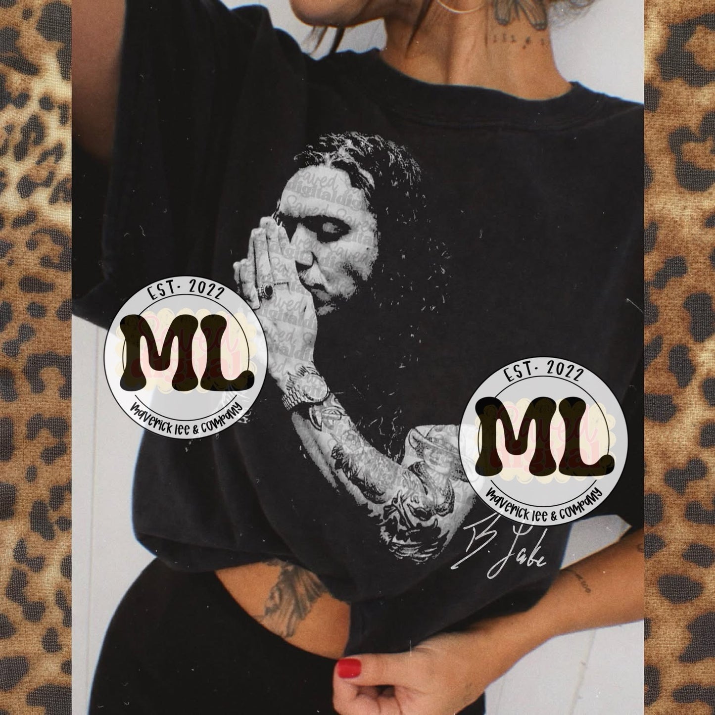 Halftone Collection - only on dark garments