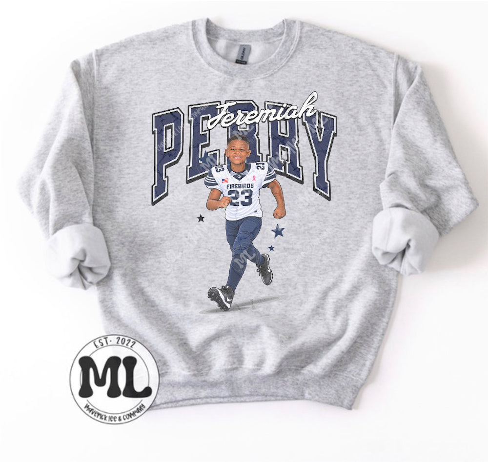 Jeremiah Perry Football Custom