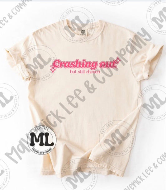 Crashing out but still chosen pink