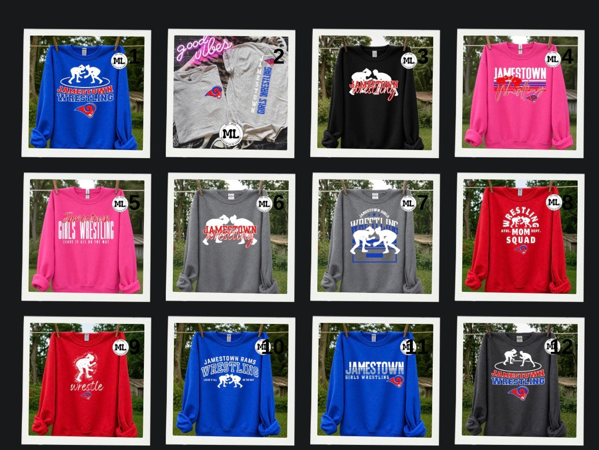 Jamestown Girls wrestling collection October 2026 ￼