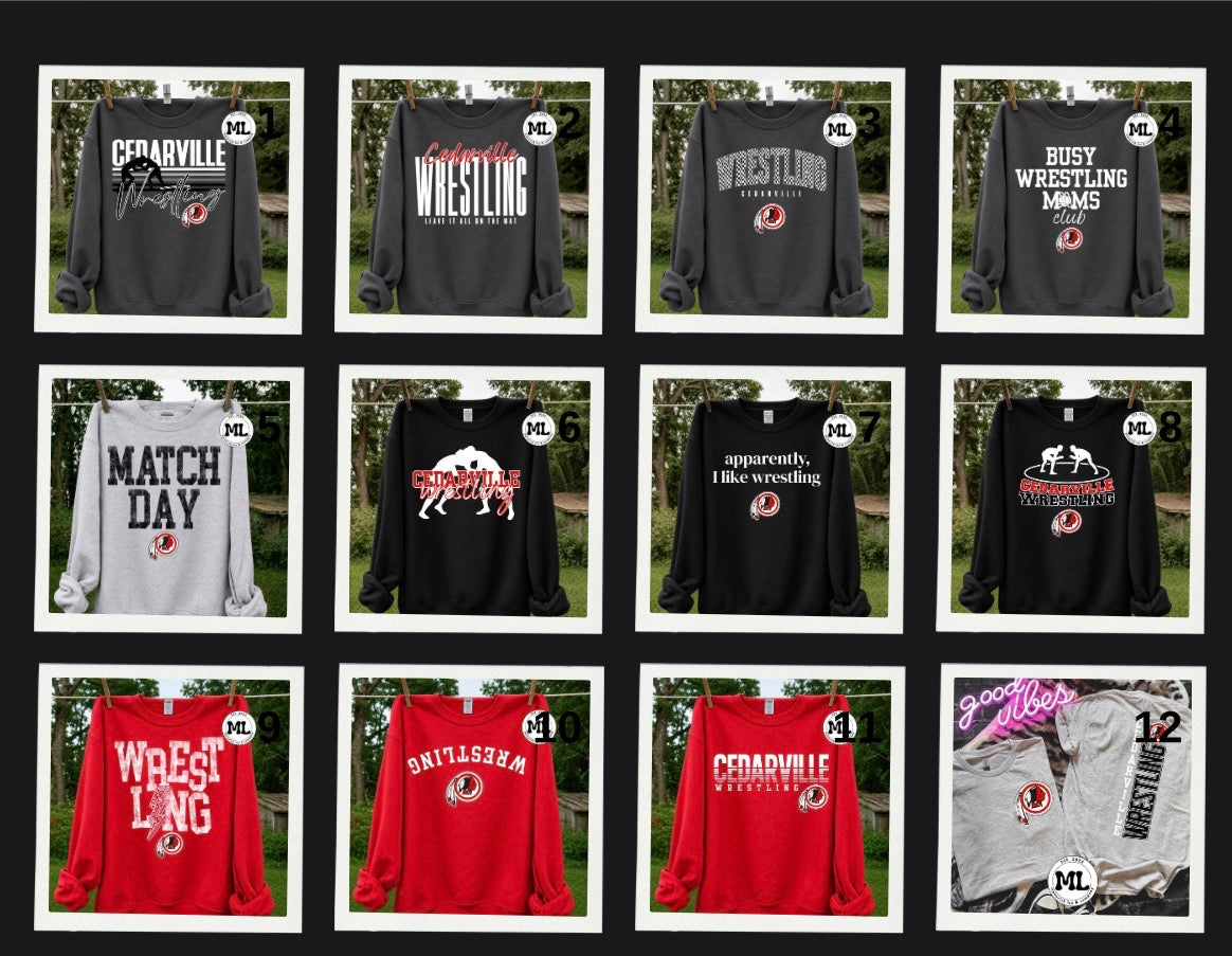 Cedarville wrestling collection October 2026 ￼