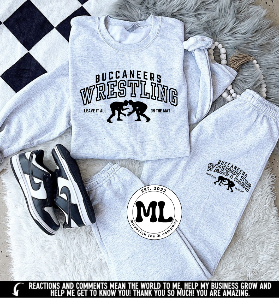 Youth Leave it all on the mat jogger set