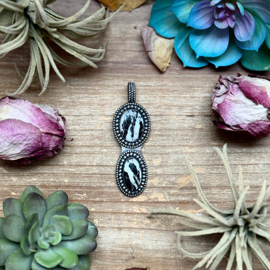 White Buffalo Pendant – Sterling Silver – Fits Up To 8 mm Pearls – Made by The Bijoux FAB