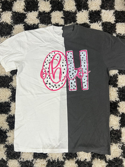 Large - split tee - in stock