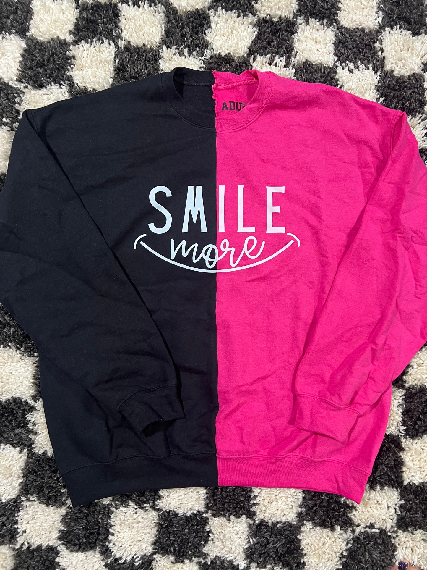 XL split sweatshirt