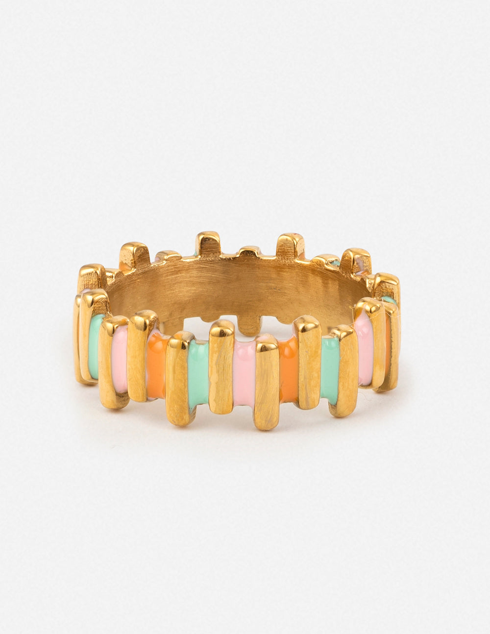 Staggered Enamel Ring – Maverick Lee and Company