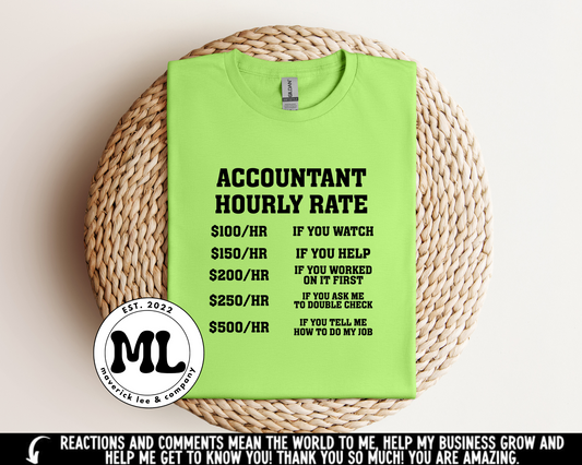 Accountant hourly rate