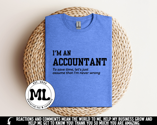 Im an accountant