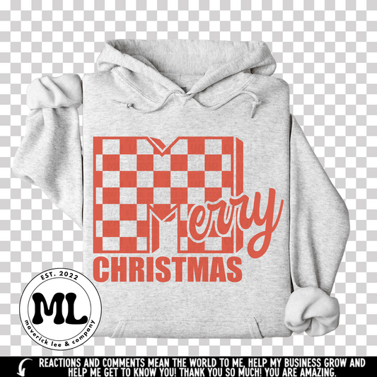 Checkered Merry Christmas