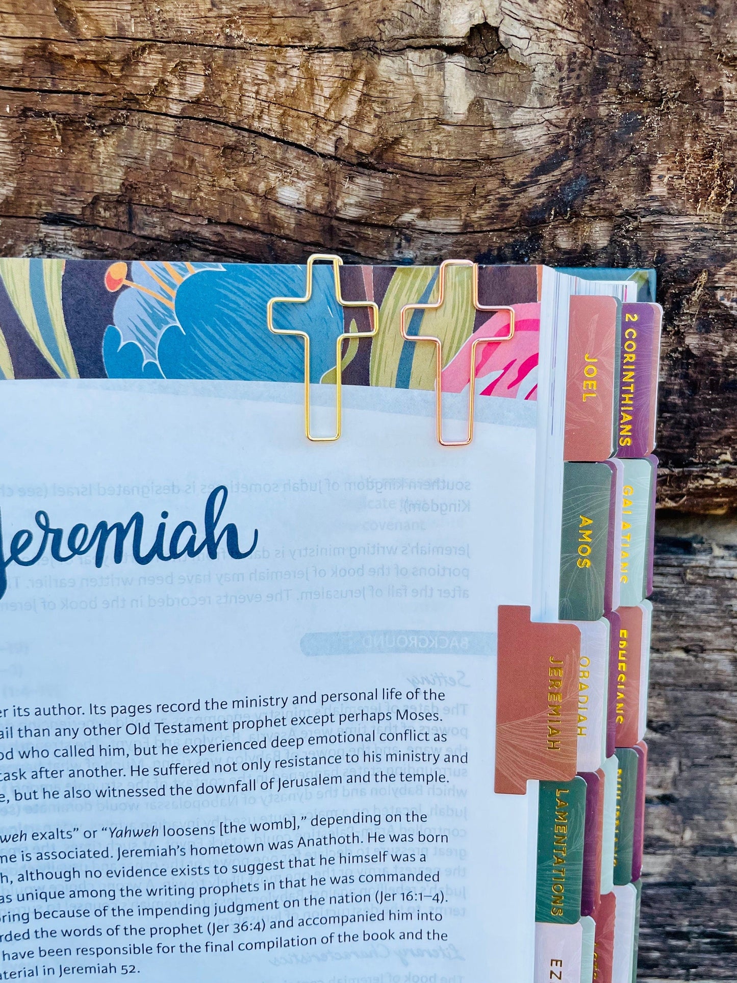 Rose & Gold Cross Bookmarks - Cross Paperclips - Bible Bookmark - Cross Page Marker - Bookmarks - Bible Accessories - Paperclips - Christian Gift