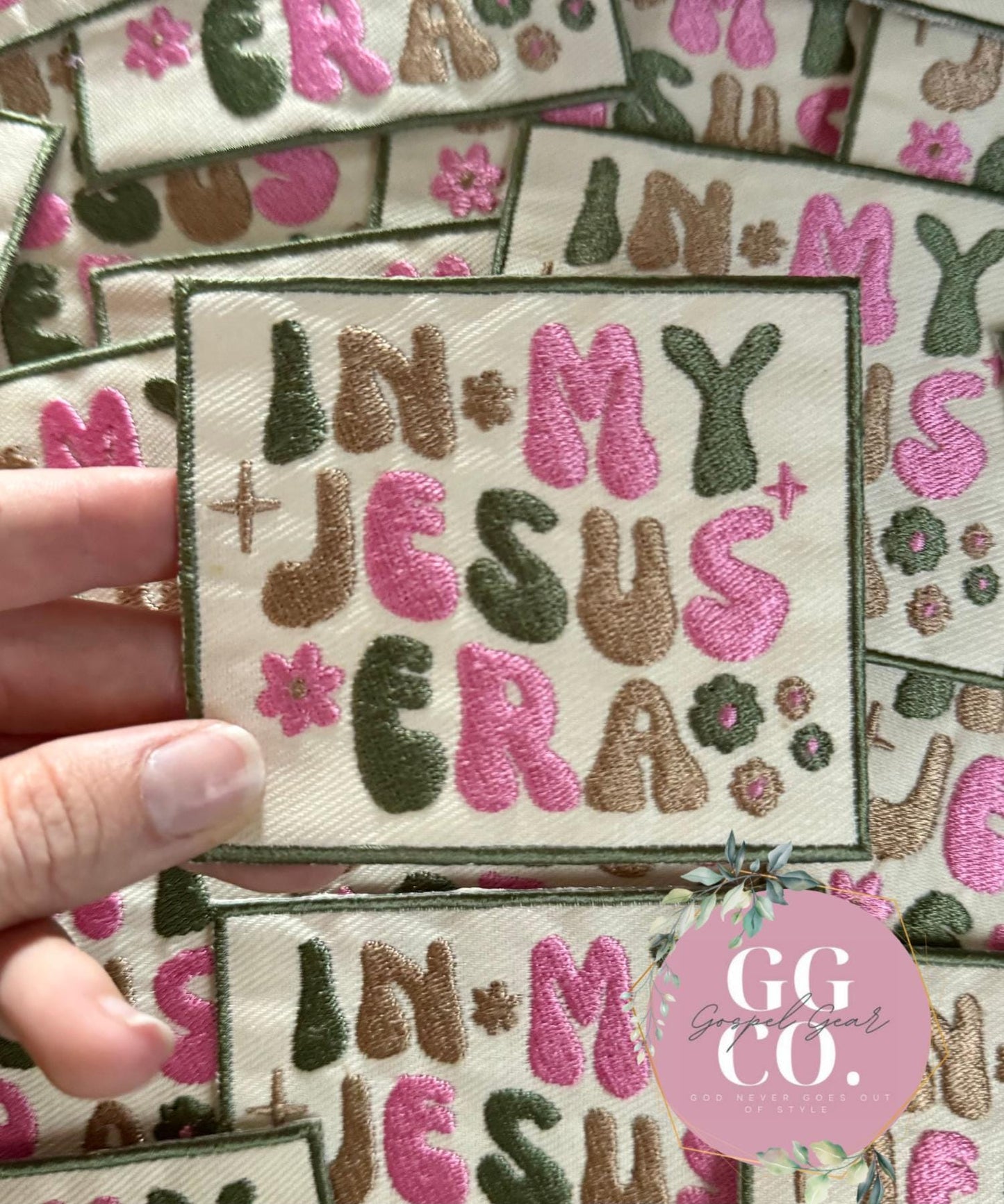 In My Jesus Era Patch, Christian Hat Patch, Embroidered Patch, Trucker Hat Patch, Iron On, Trendy Hat Patch, Jesus Patch.