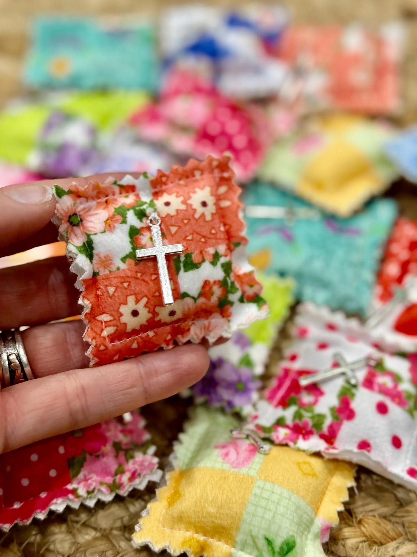 Mini Pocket Prayer Quilt, Prayer Quilt, Pocket Quilt, Quilt Square, Faith In Your Hands, Handmade Quilt, Prayer Cloth, Christian Gift