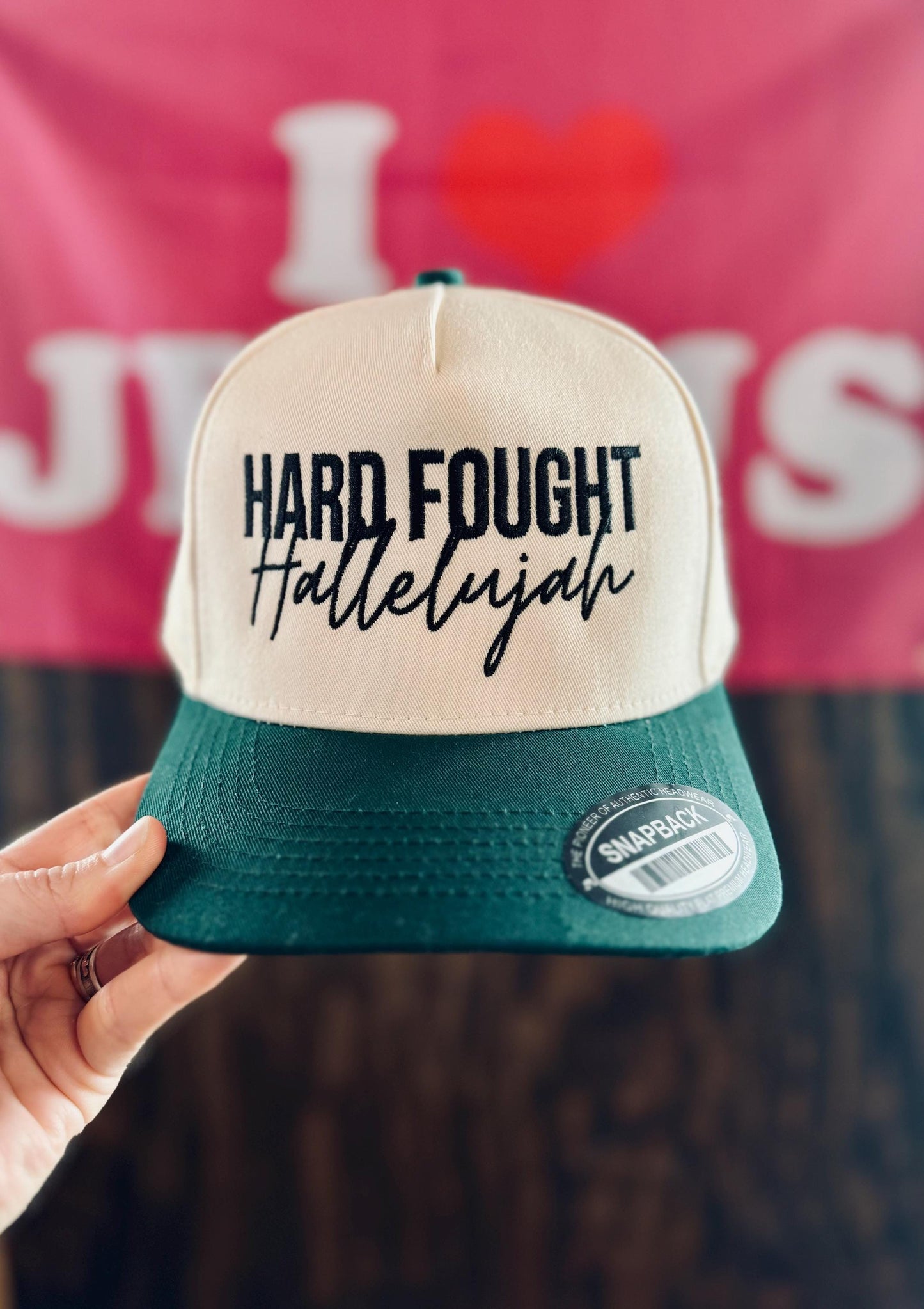 Hard Fought Hallelujah Embroidered Hat